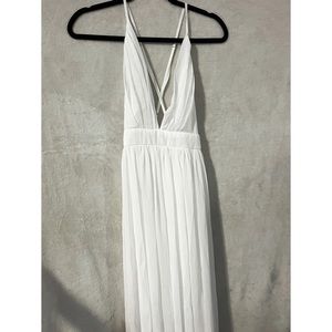 WHITE MAXI DRESS